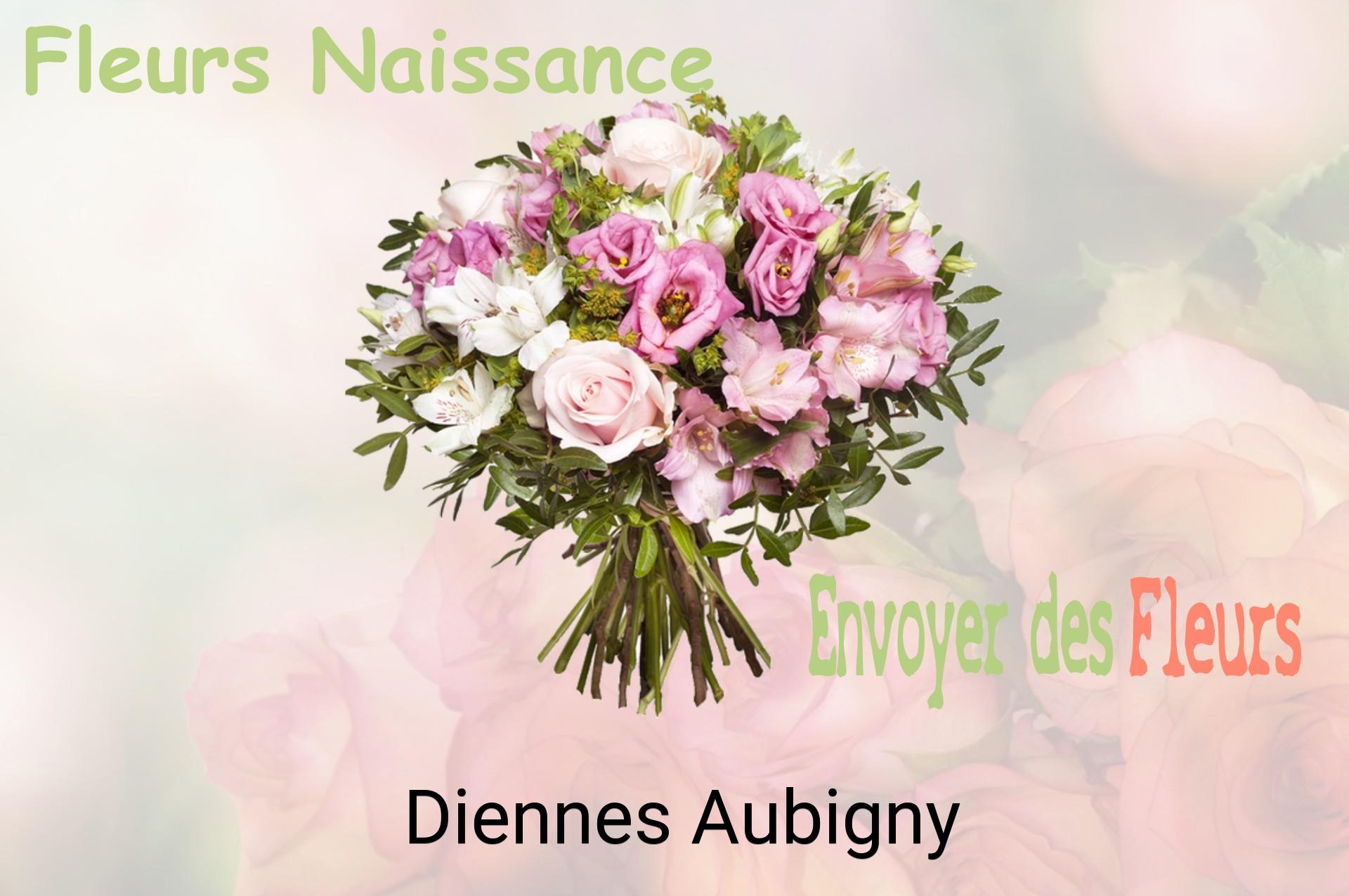 Bouquet de fleurs de naissance livré à Diennes-Aubigny