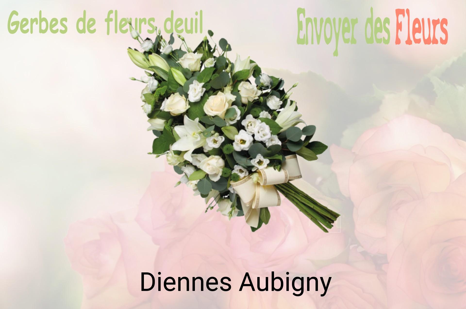 Gerbe de fleurs de deuil livrée à Diennes-Aubigny
